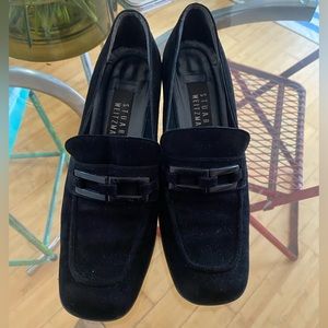 New without box Stuart Weitzman heeled loafer. Size 6.5